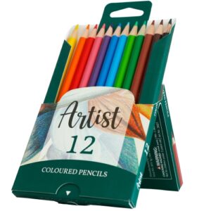 مداد رنگی 12 رنگ آریا مدل آرتیست