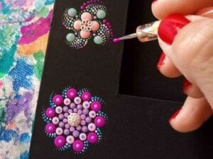 قلم داتینگ (نقطه کوبی) مجموعه ۵ عددی