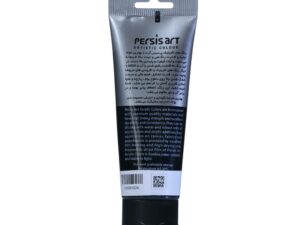 اکریلیک پرسیس آرت رنگ مشکی حجم ۷۵ میلی لیتر شماره ی ۲۴