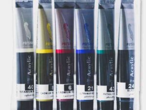 رنگ اکریلیک پرسیس آرت حجم ۲۱ میل بسته ۶ عددی