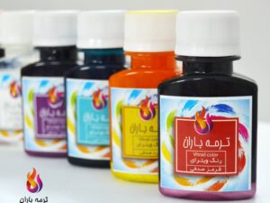 رنگ ویترای ترمه باران حجم ۶۰ میلی لیتر رنگ فیروزه ای صدفی