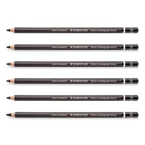 مداد طراحی استدلر لوموگراف بلک Staedtler Mars Lumograph Black b6