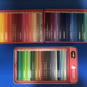 مداد رنگی 100 رنگ فابر کاستل مدل CLASSIC جعبه فلزی
