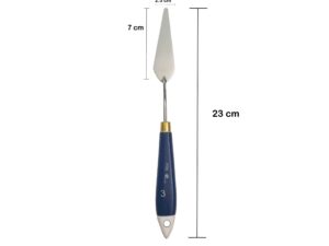 کاردک دسته سرمه ای پارس آرت مدل PR5