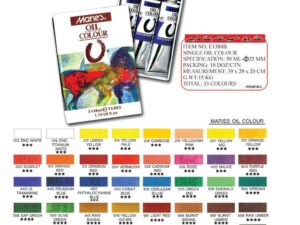 رنگ روغن تک رنگ ۵۰ میل ماریس شماره  ۳۱۳ رنگ ORANGE RED