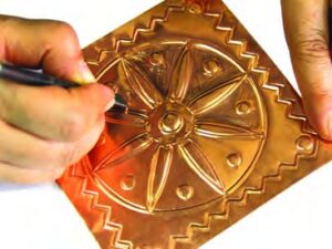 ورق مس مخصوص گلسازی و برجسته کاری