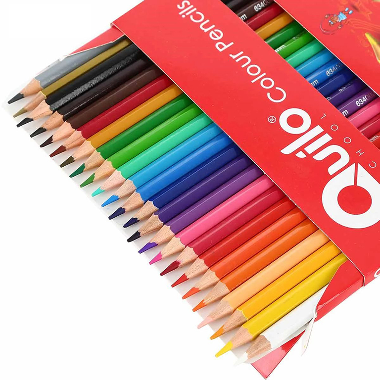 مداد رنگی 24 رنگ کویلو Quilo جعبه مقوایی