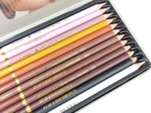 مداد رنگی آریا آرتیست طیف پوست تیره ۱۲ رنگ