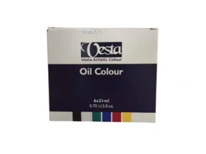 ست رنگ روغن ۶ رنگ ۲۱ میل وستا