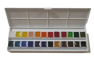 آبرنگ افرا ۲۴ رنگ دانش آموزی (قرص کوچک)