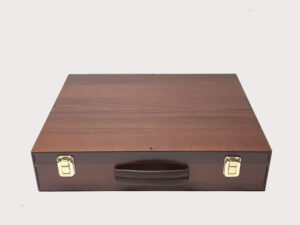 جعبه رنگ چوبی دو طبقه صنایع هنر